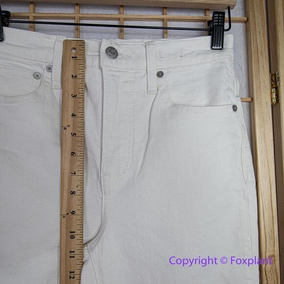 NEW Madewell The High-Rise Perfect Vintage Jean in‎ Tile White, 25 - Picture 6 of 15